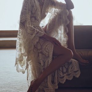Ivory Mandala Kimono